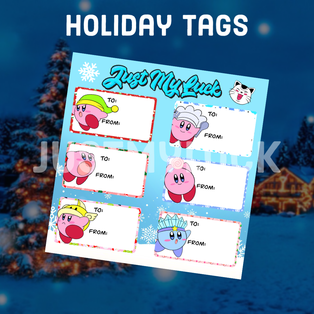 K Holiday Tags