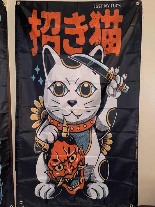 Lucky Cat Flag